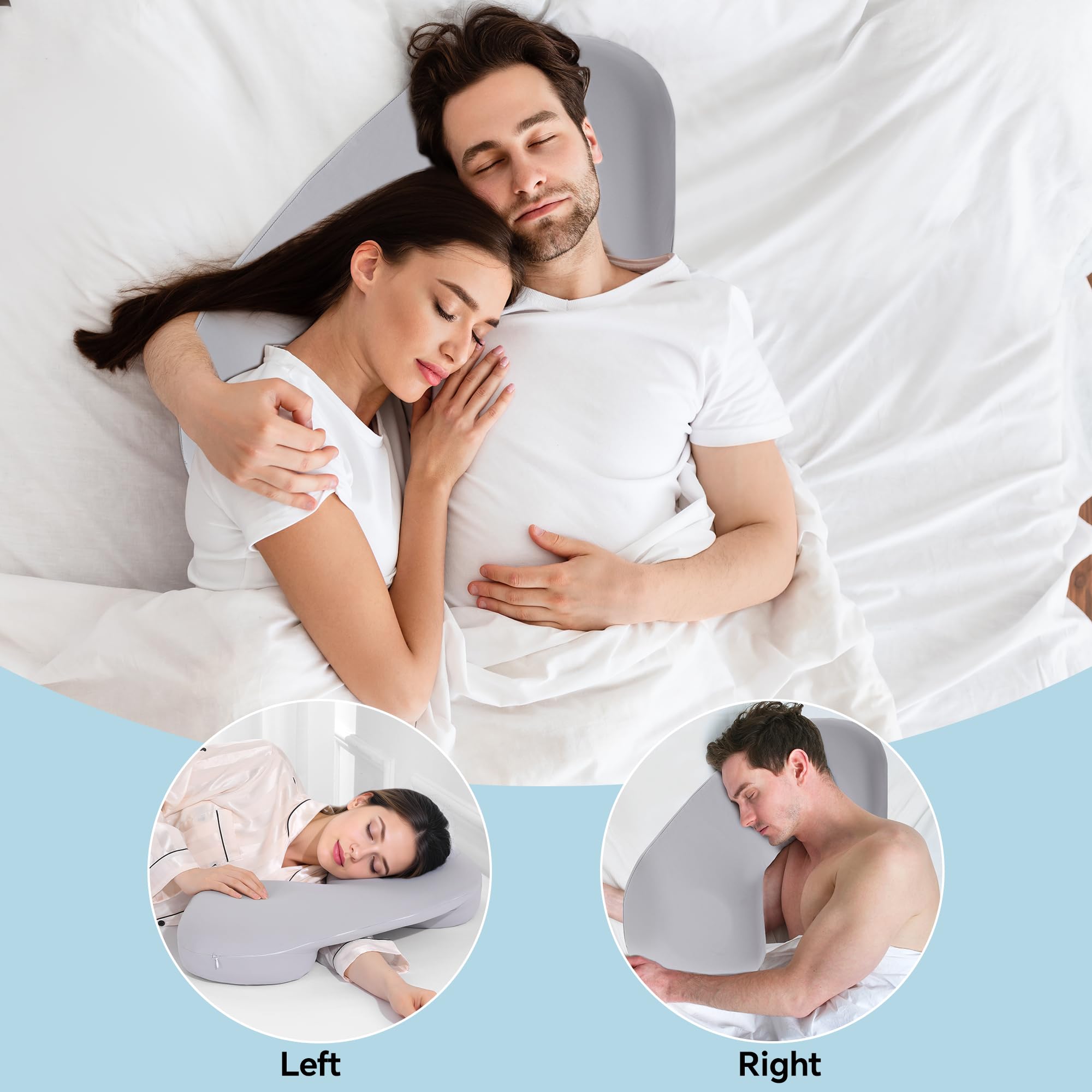 royalay couple pillow for side sleepers