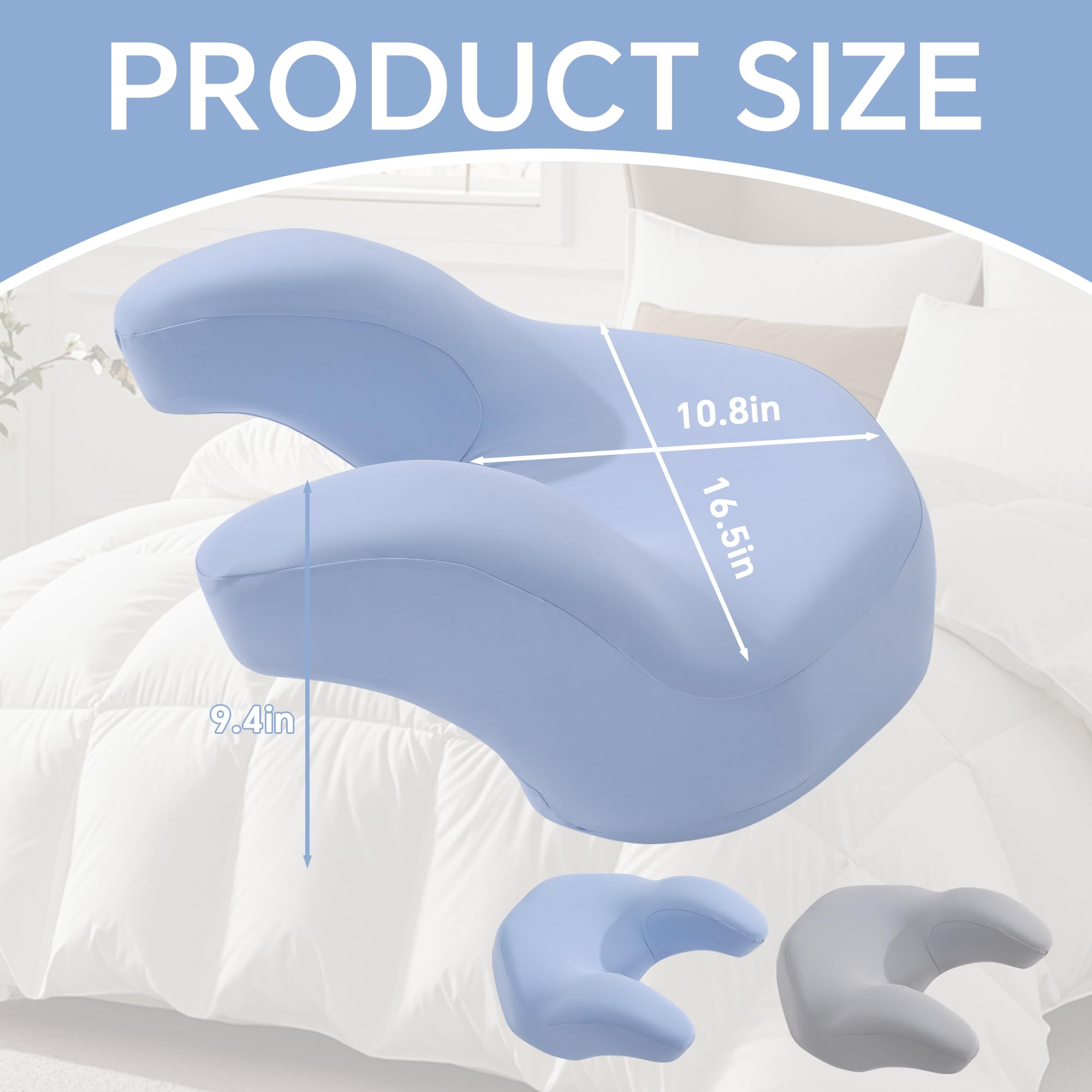Neck and shoulder support close up with memory foam