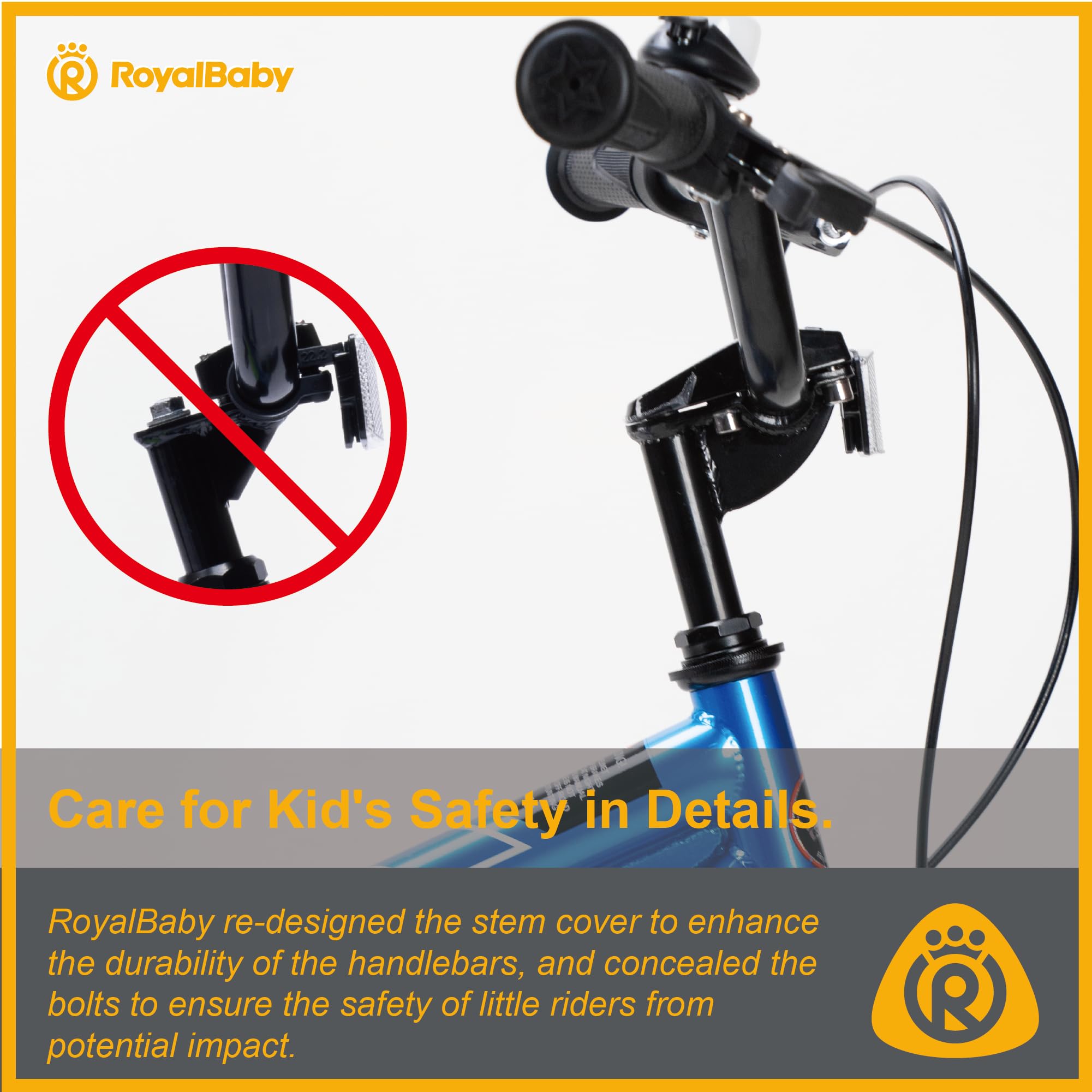 95 percent pre-assembled RoyalBaby bike with tools
