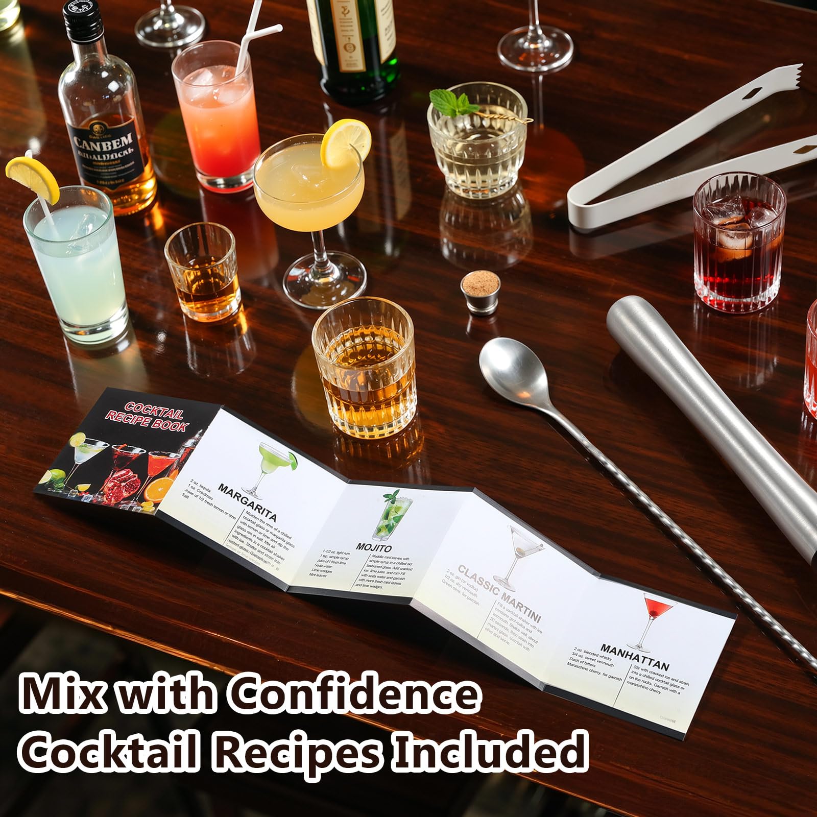 Roylvan Bartender Kit dishwasher safe stainless tools