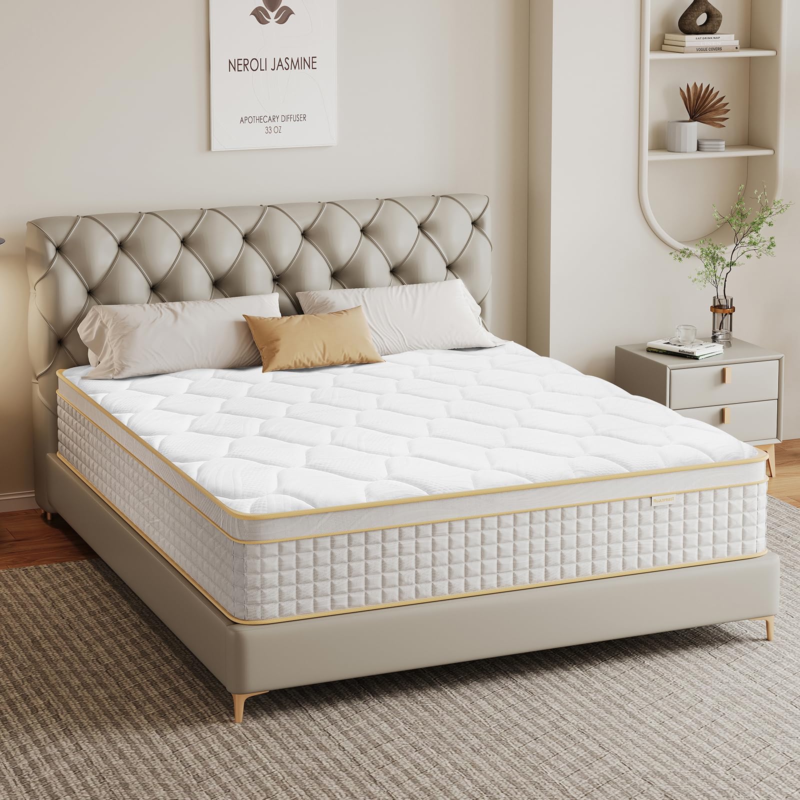 Ruanrest mattress packaging and in-a-box delivery