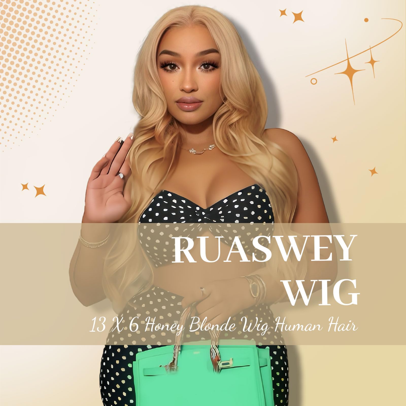Cap size around 22.5 inches adjustable wig detail