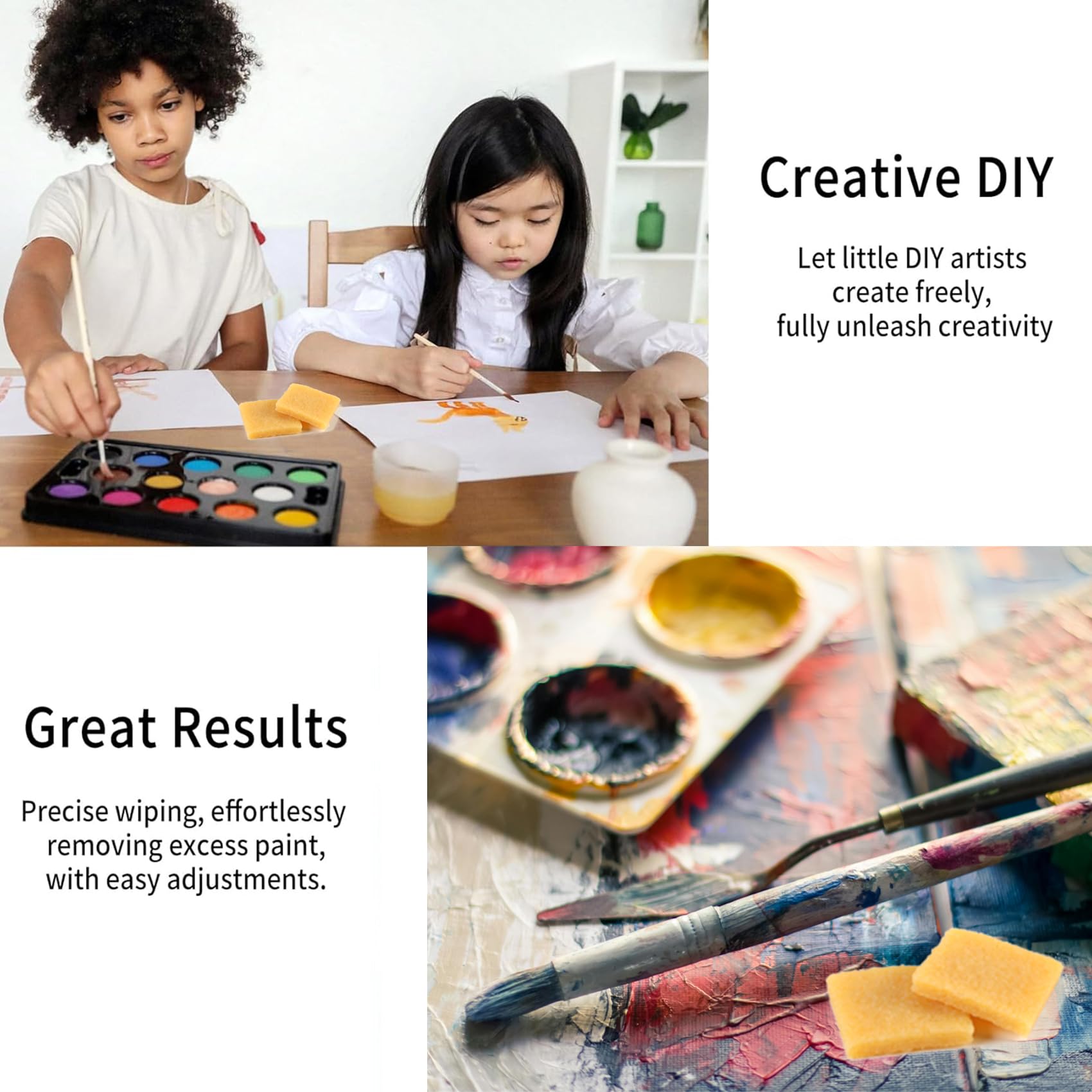Portable rubber cement cleaner eraser designed for artists