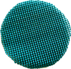 Non-slip rubber jar gripper for weak hands in green