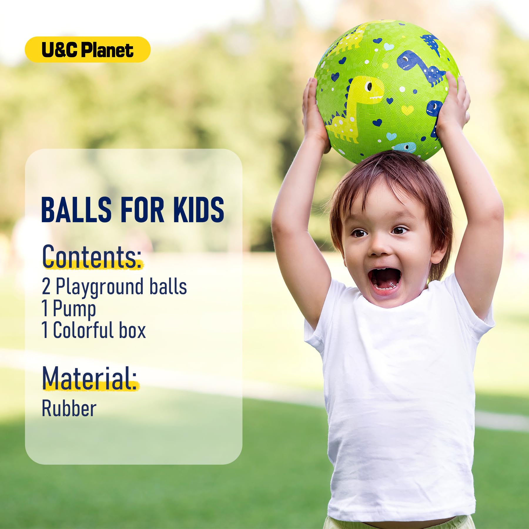 Durable rubber kickball ready for indoor outdoor play