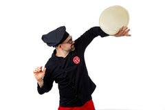 Silicone disc resembling real dough for performances