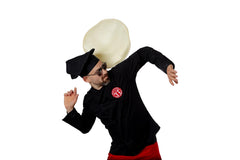Rubber pizza disc used for acrobatics practice