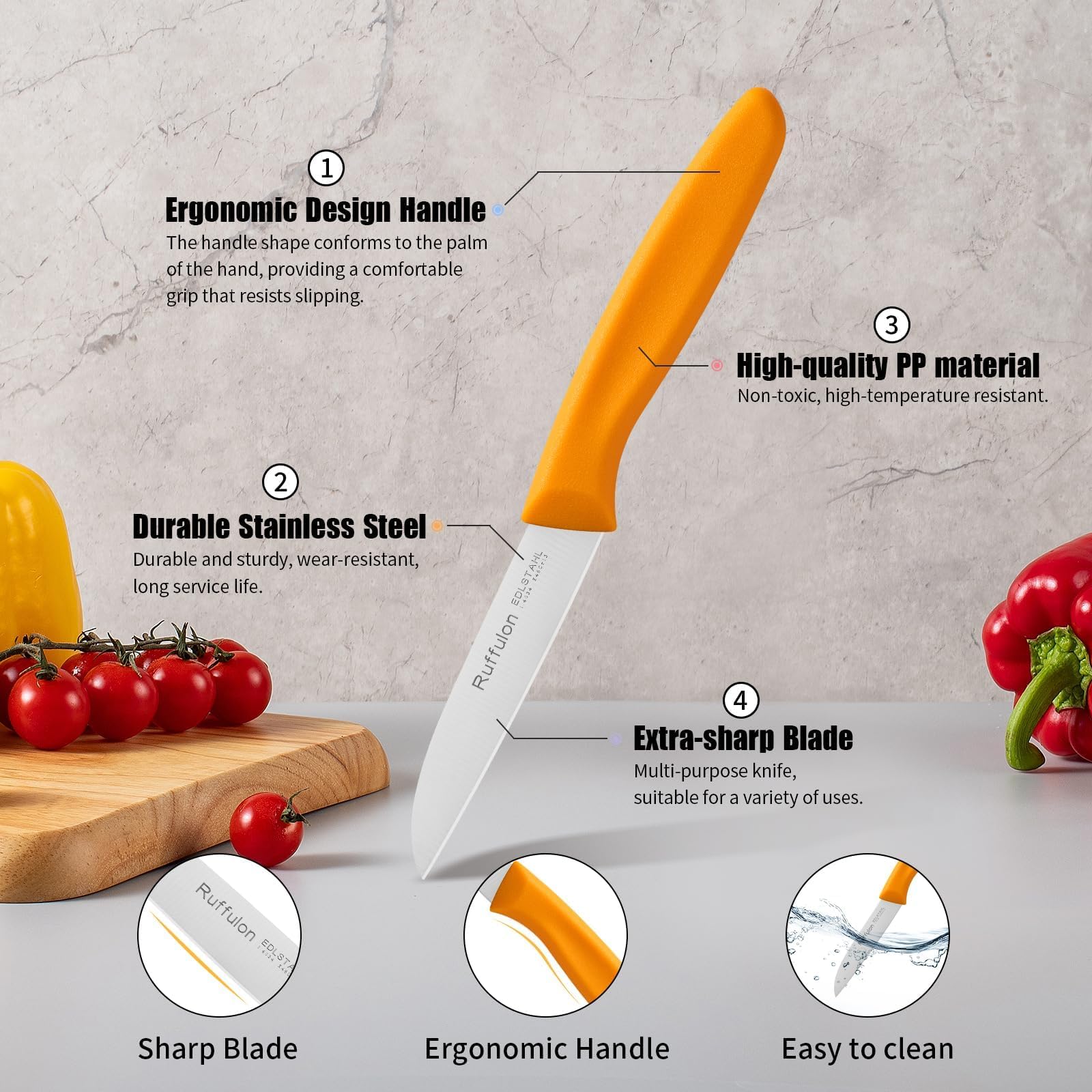 Ruffulon paring knife 27-5g per piece product image
