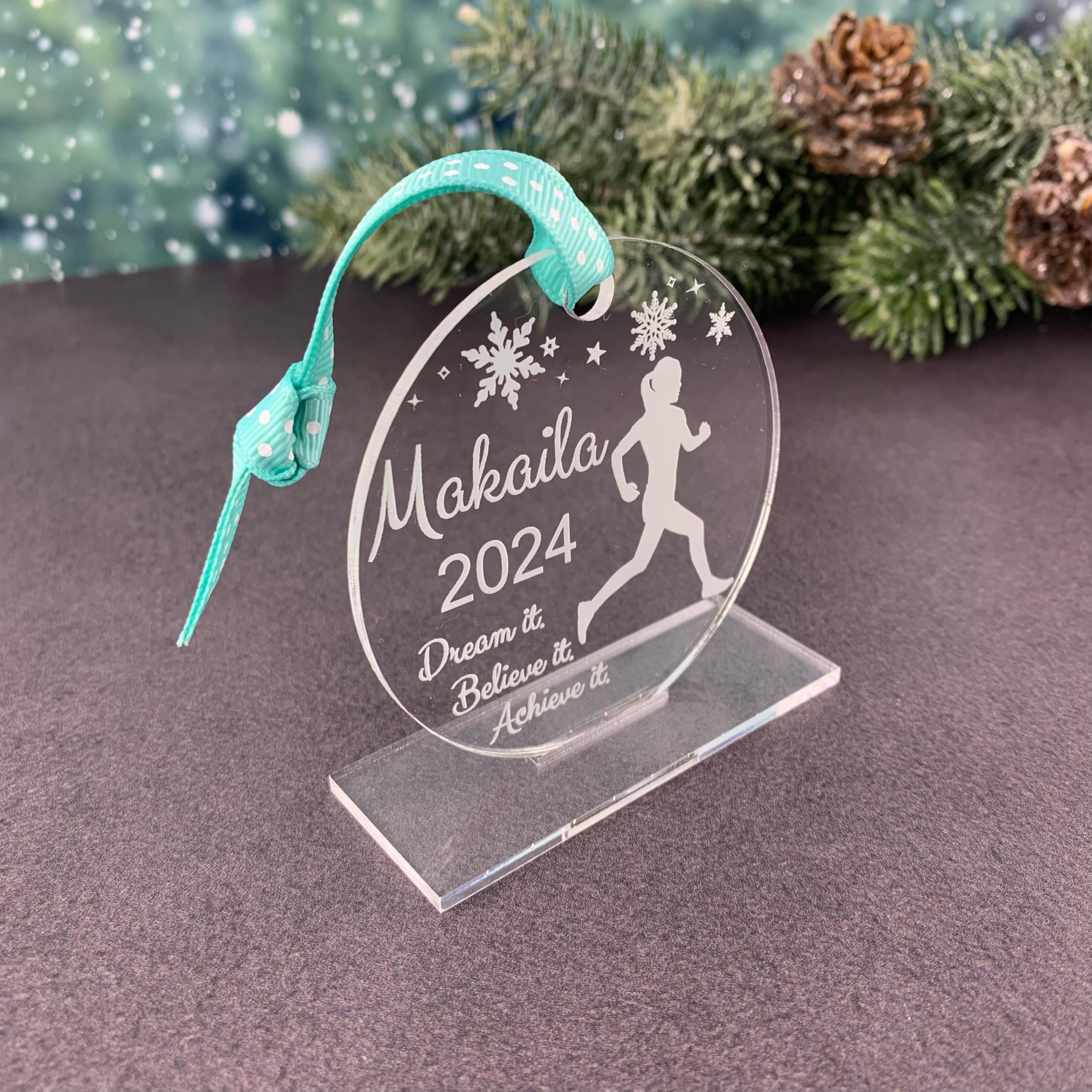 Custom quote available for Runner Ornament