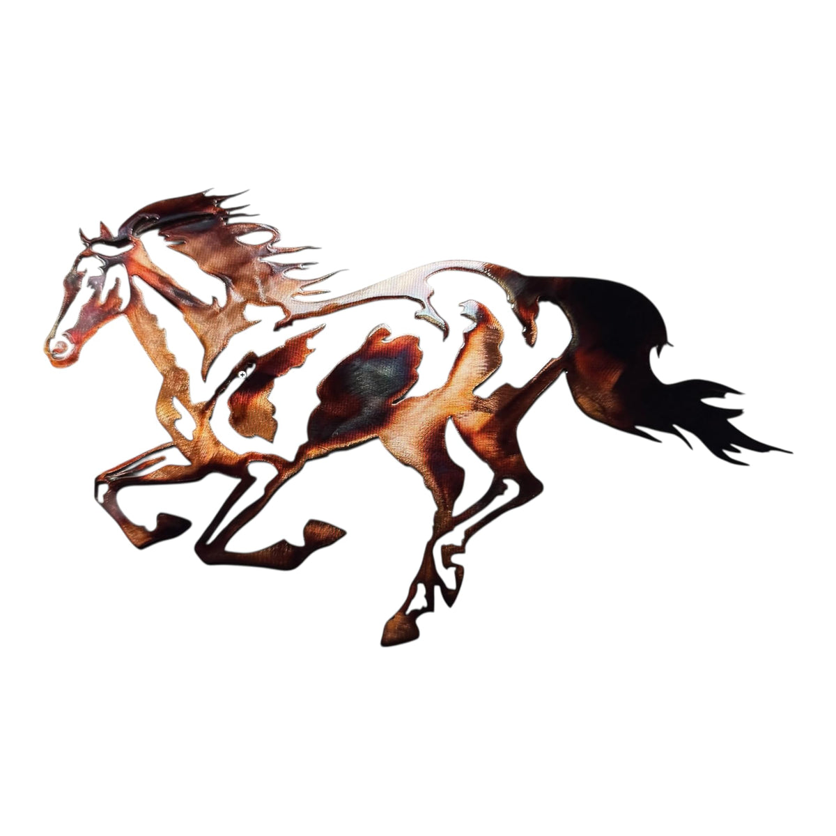 Running Horse EQUESTRIAN METAL WALL ART 18x13 size