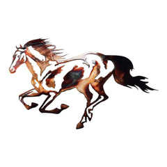 Running Horse EQUESTRIAN METAL WALL ART 18x13 size