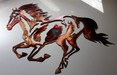 Running Horse EQUESTRIAN METAL WALL ART 30 inch width