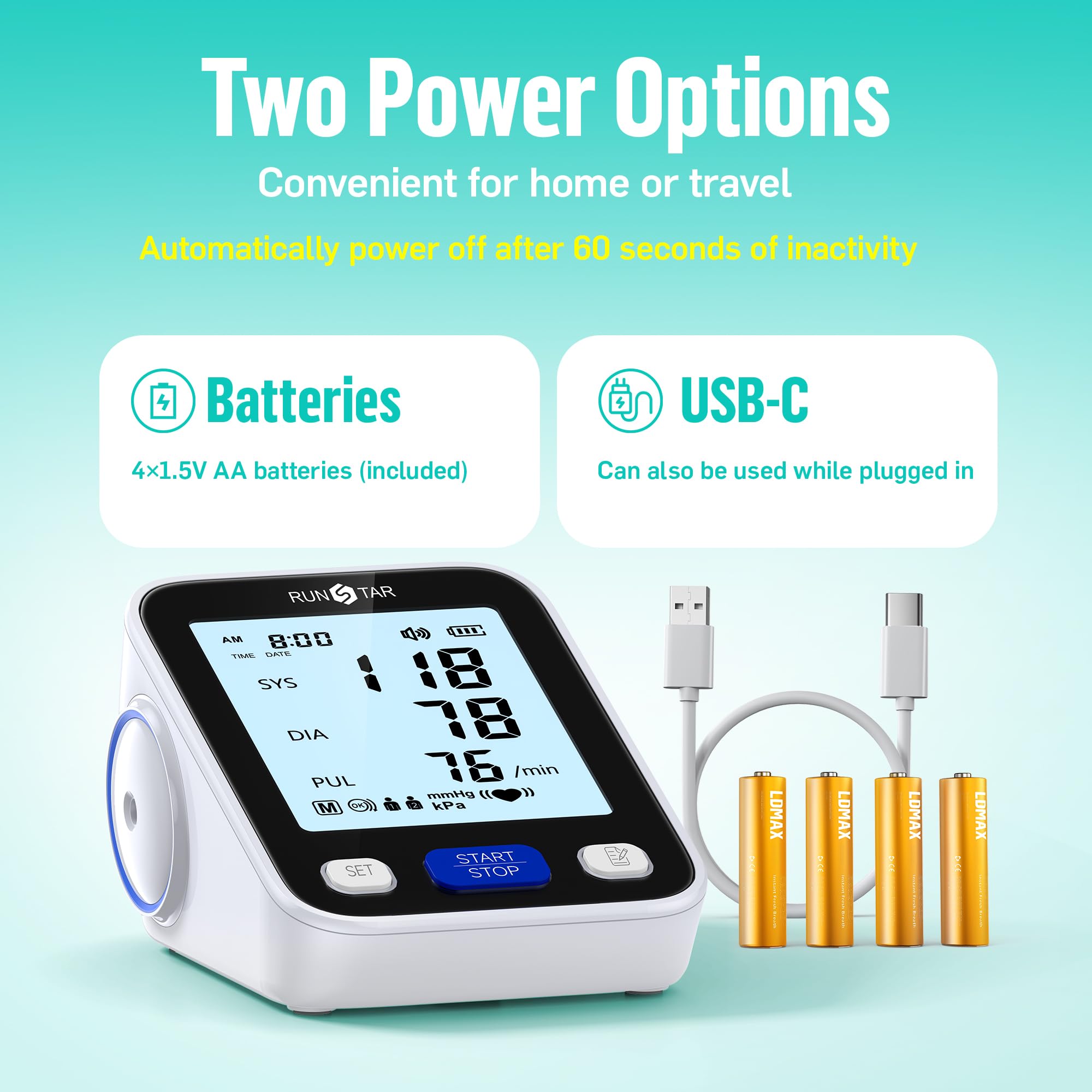 Storage bag included with Runstar BP monitor