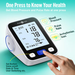 Two-user memory with 99 readings on Runstar BP monitor