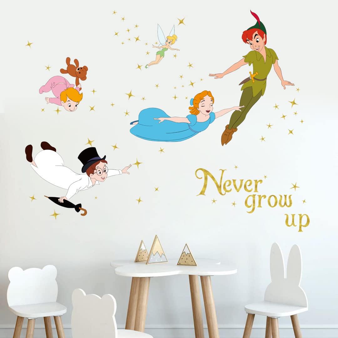 Vinyl non-toxic wall decals with stars and quotes