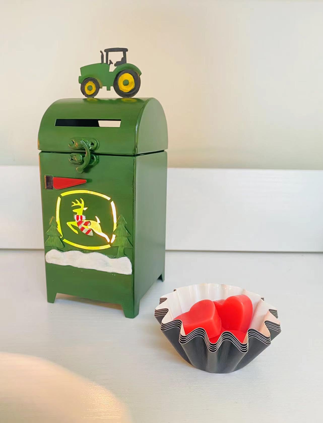 Rural mailbox topper wax warmer for scented melts