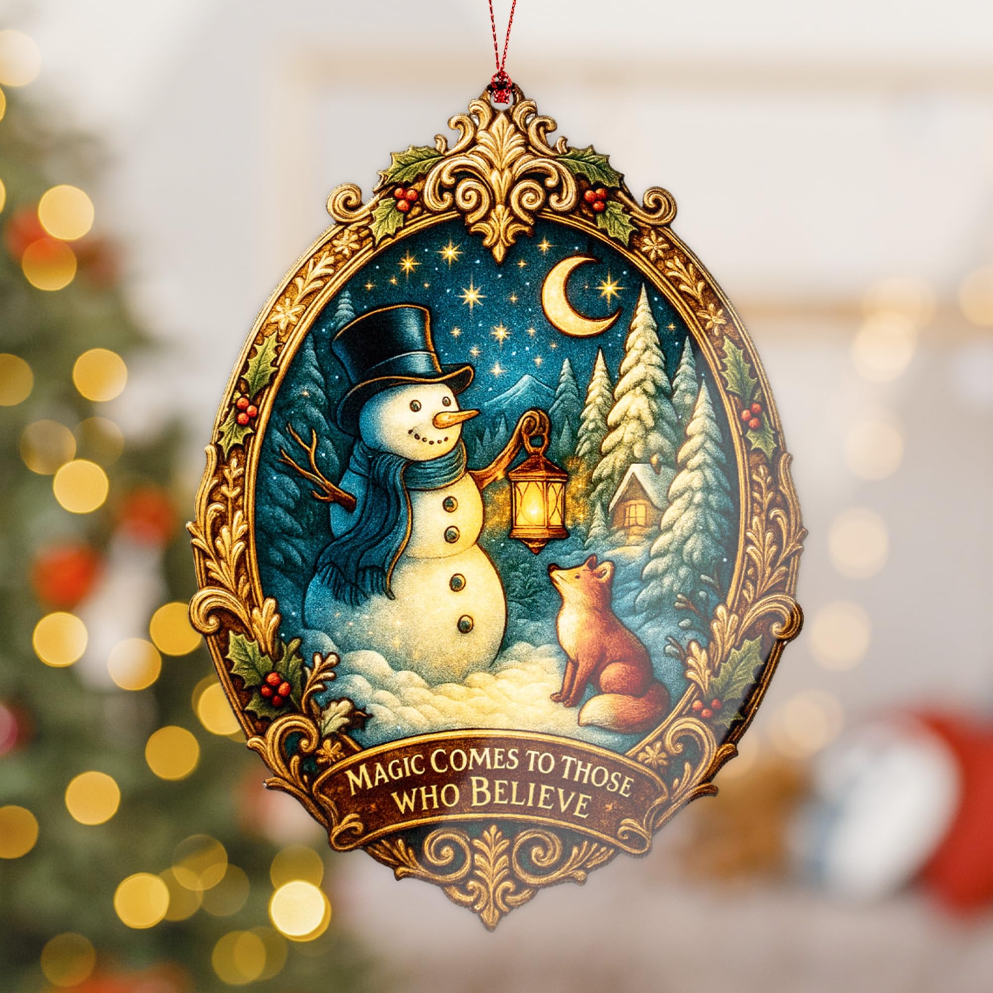 RUSATEN Snowmanxmas 1 decorative ornament on window display