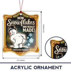 Naughty Christmas ornament for adults with gift-ready packaging