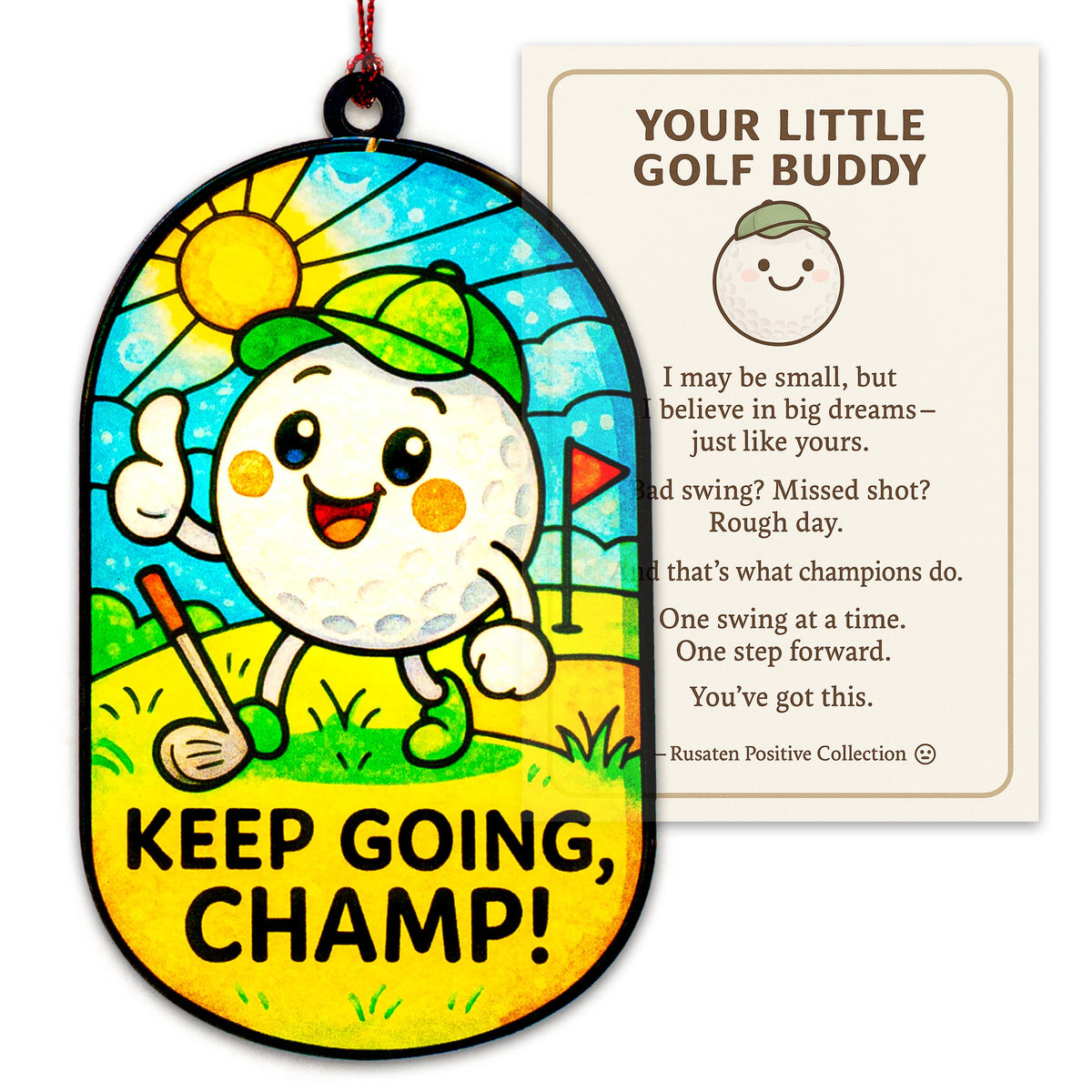 RUSATEN golf gifts for women golfers christmas ornament on tree