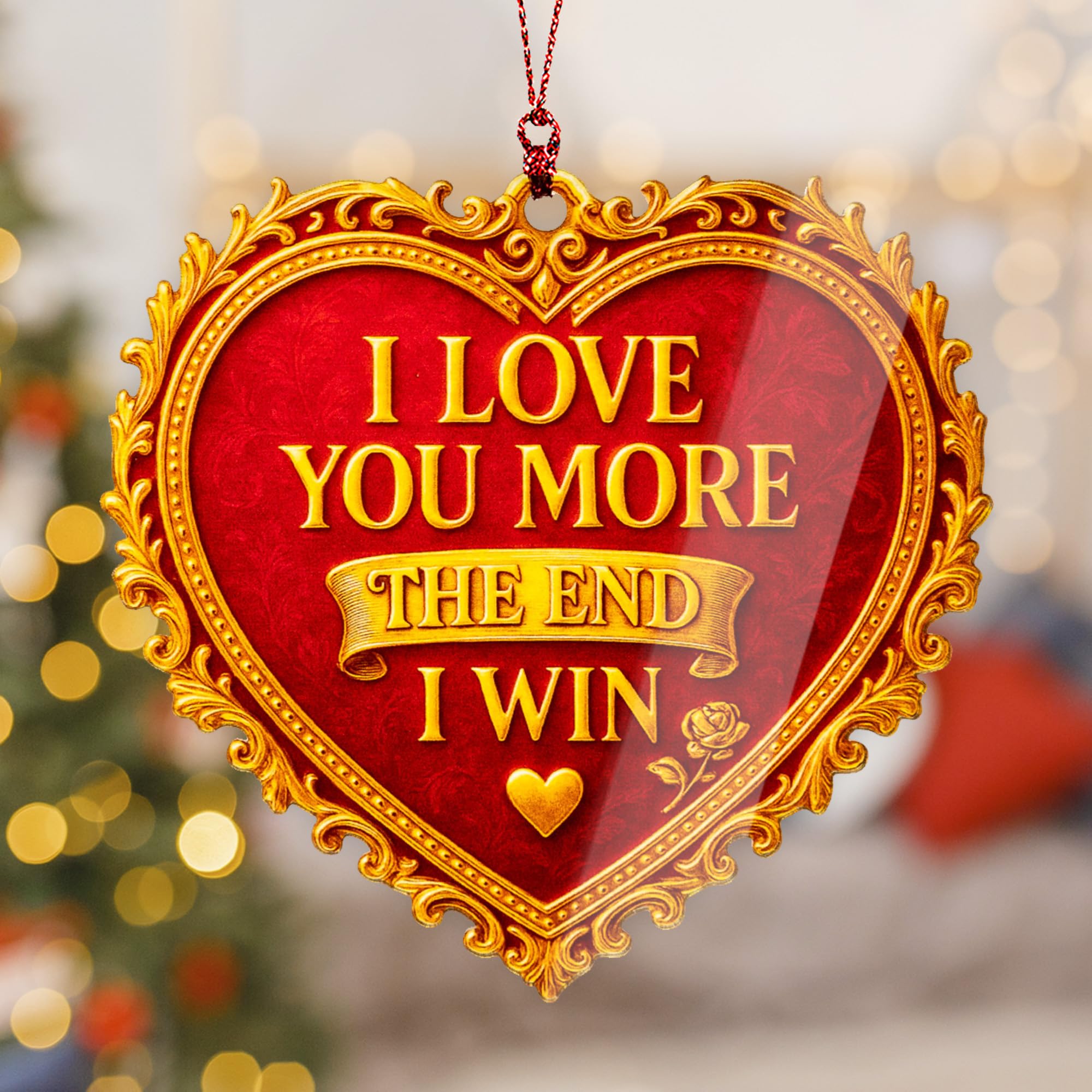 RUSATEN Love2 love ornament highlighting vibrant colors