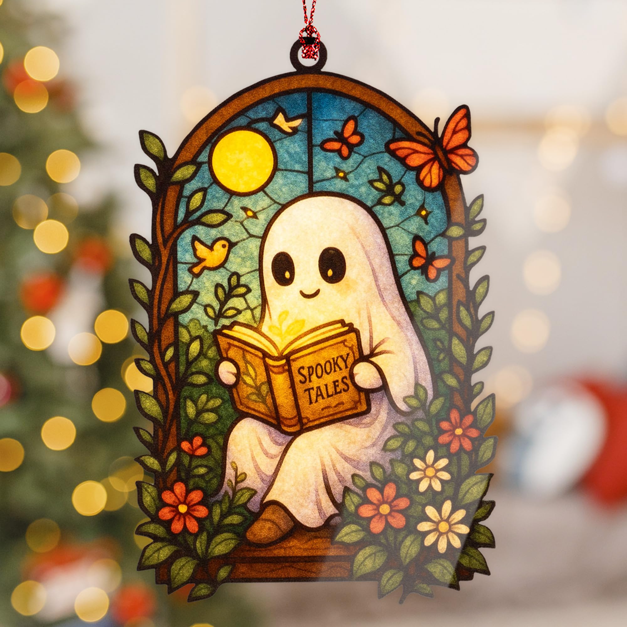 RUSATEN ghost ornament for Halloween Christmas display