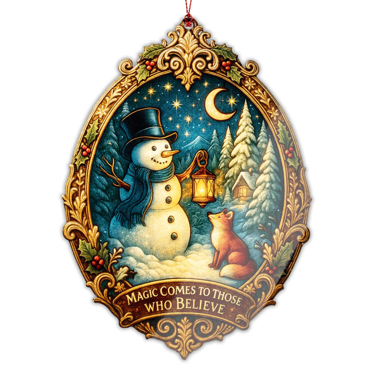 RUSATEN Snowmanxmas 1 snowman ornament on Christmas tree