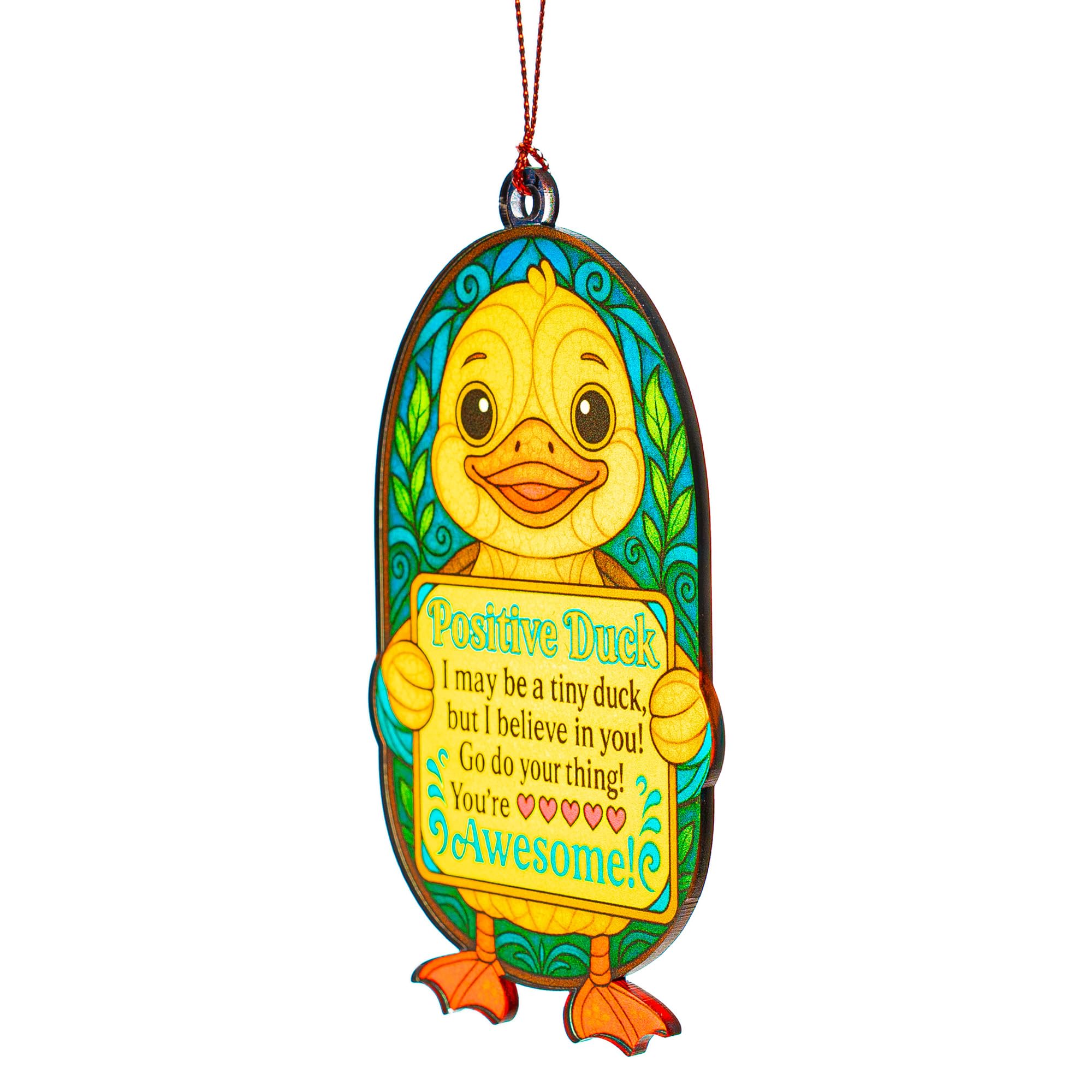 Nearly 4.5-inch Rusaten Suncatcher Ornament