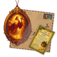 RUSATEN Tmlnativity ornament includes a story card