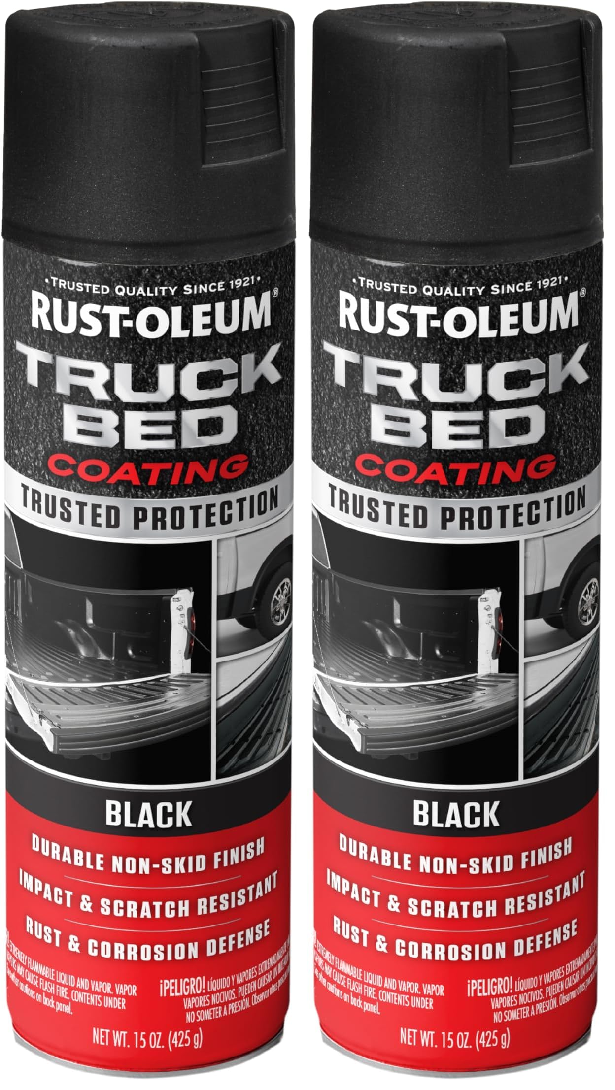 Rust-Oleum 248914 Truck Bed Coating Spray can 15 oz Black