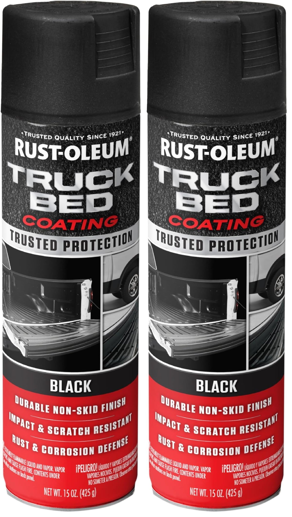 Rust-Oleum 248914 Truck Bed Coating Spray can 15 oz Black