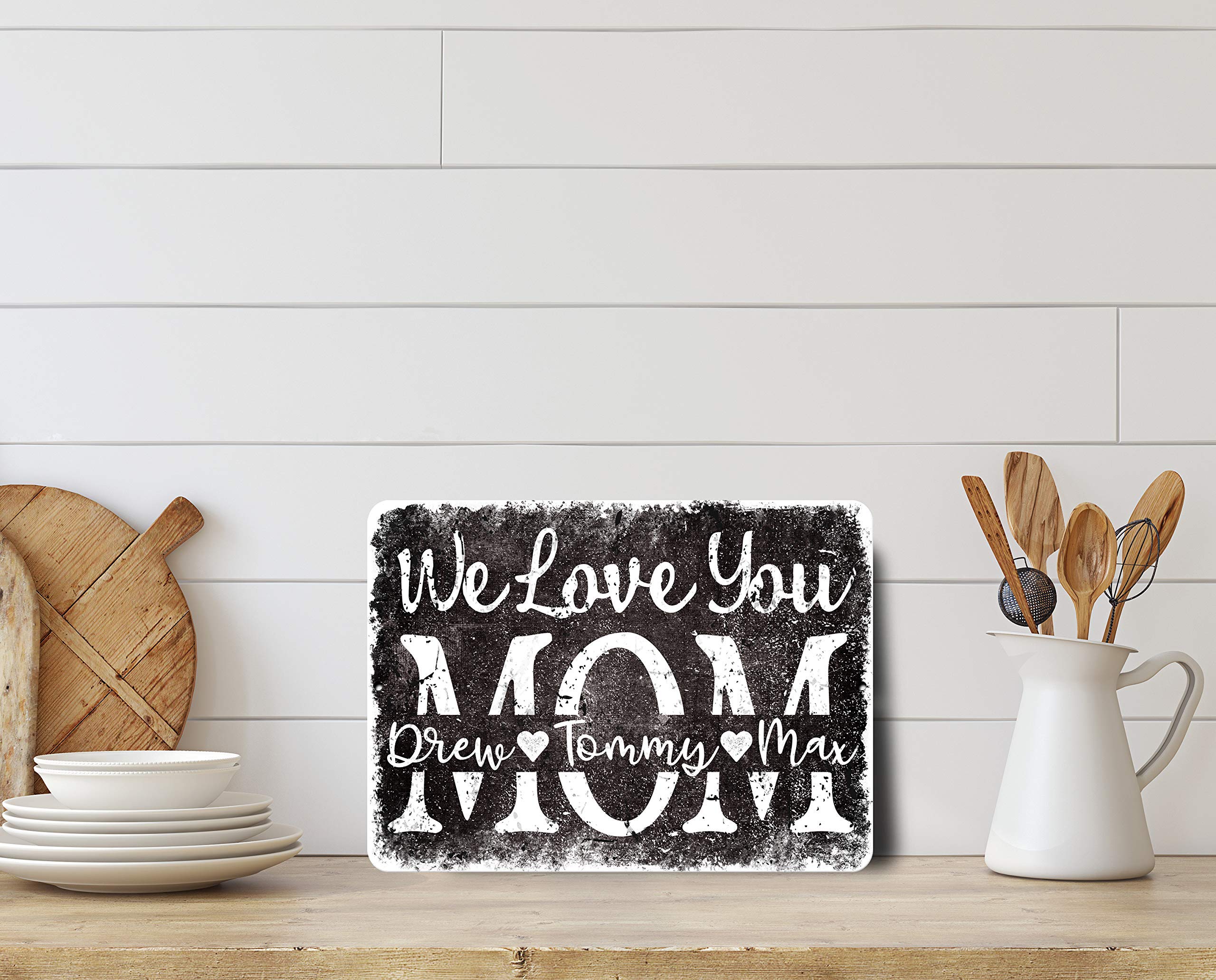 indoor or outdoor display aluminum sign with glossy finish
