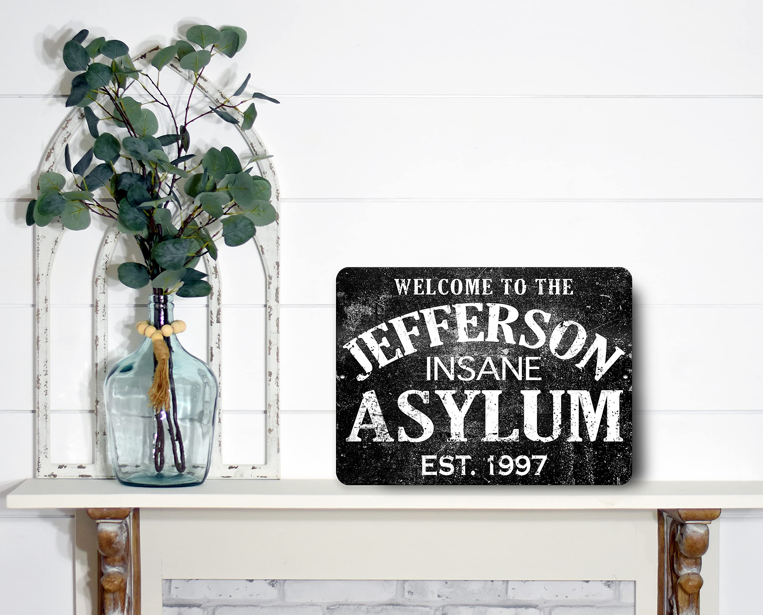 Rust proof aluminum sign indoor outdoor use