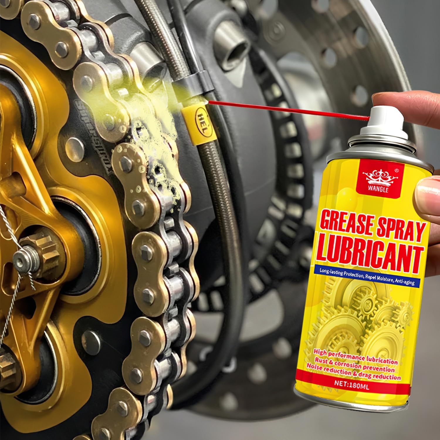 Rust remover for metal bottle with nozzle