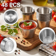 Rust resistant stainless steel cups for kitchen and catering