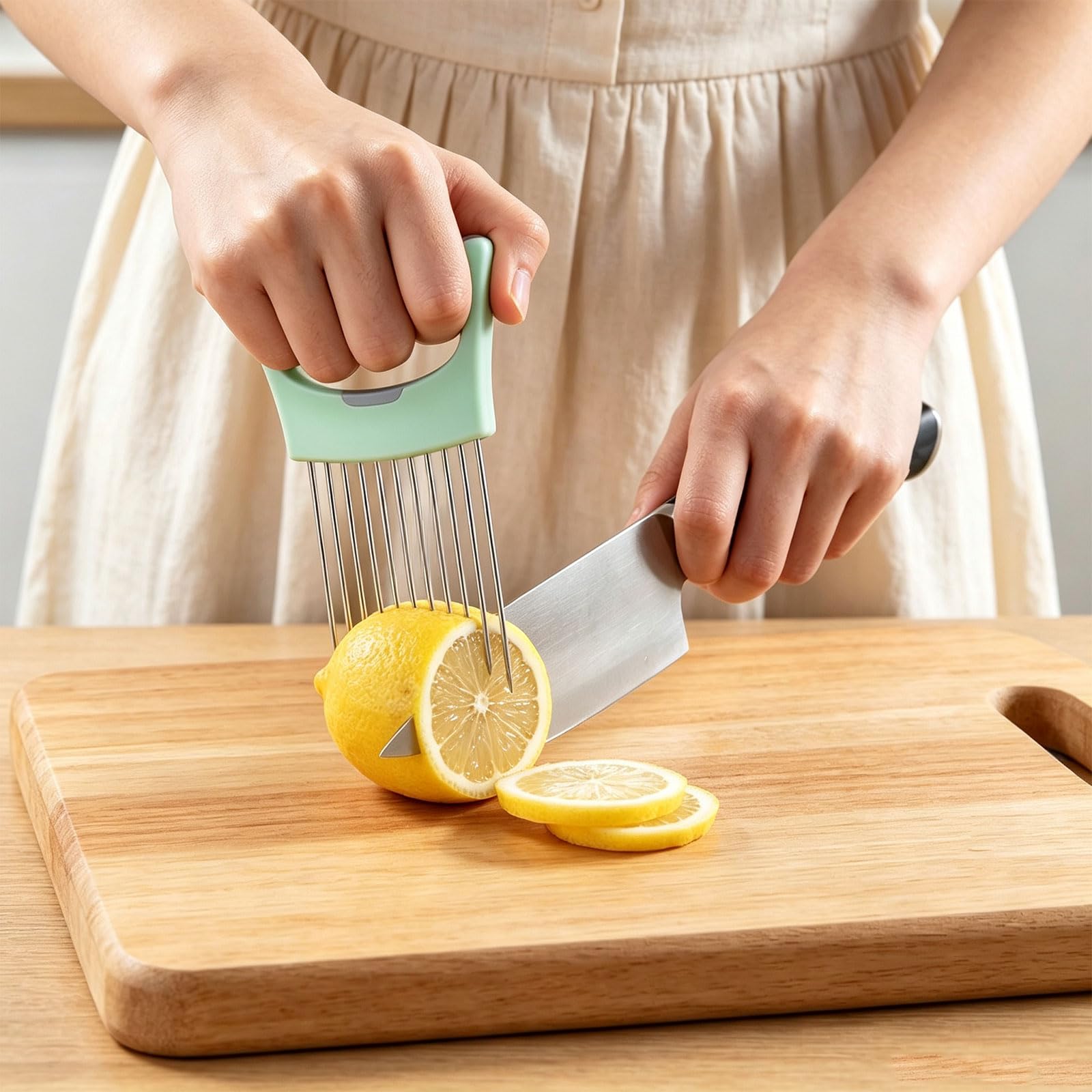 Meat tenderizer capability with onion holder for beef chicken pork