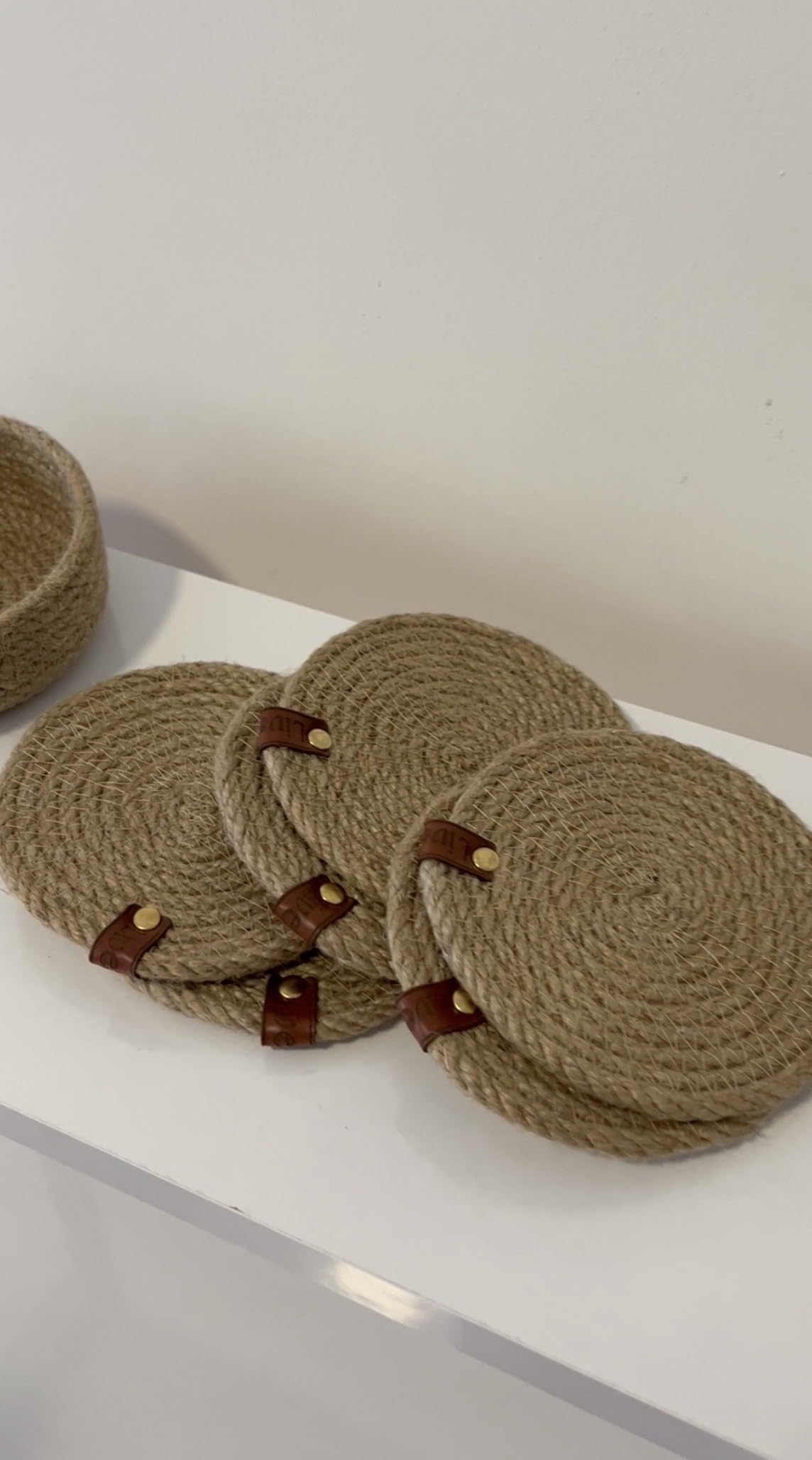 Drink coasters set for gifting and everyday use