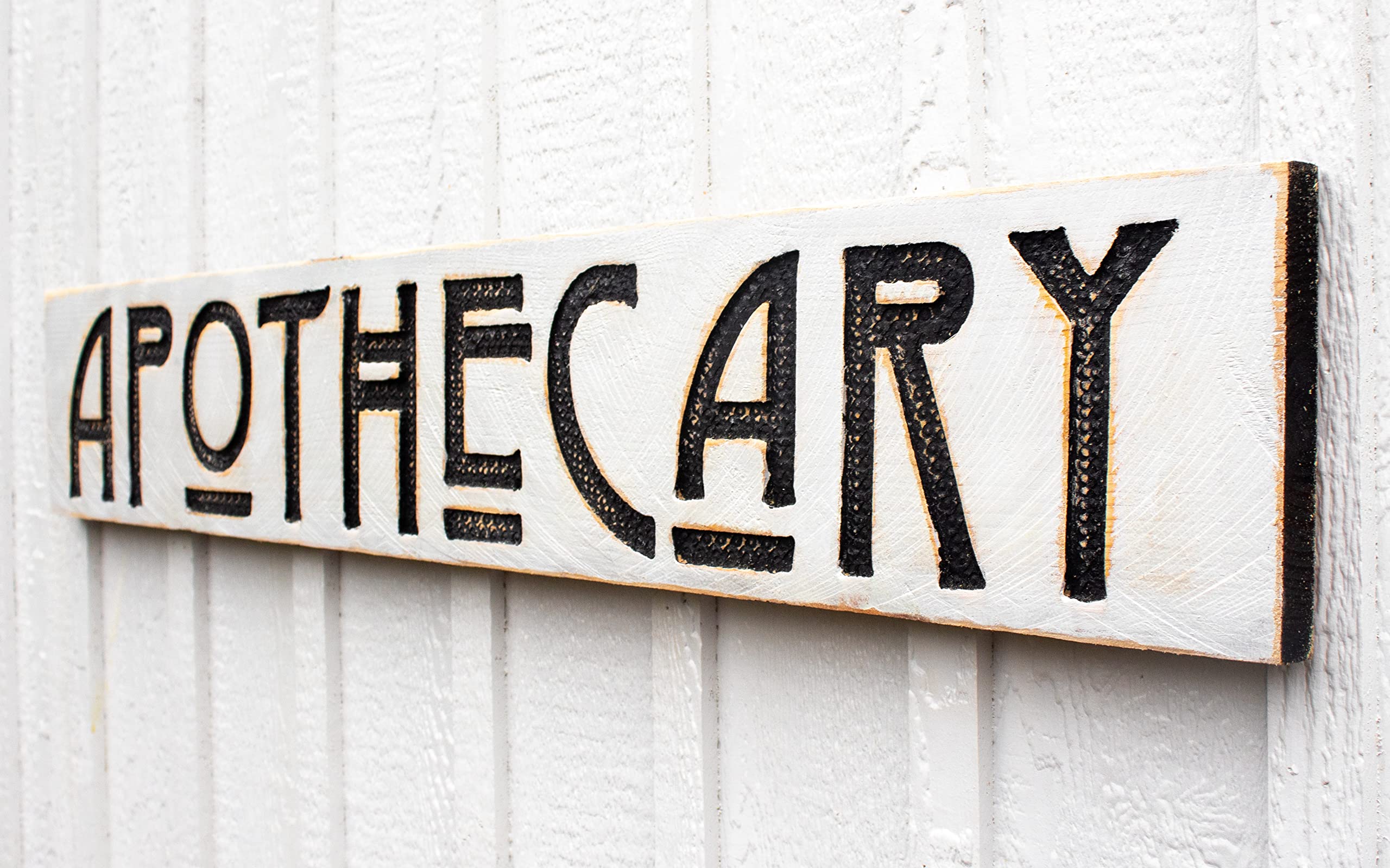 Farmhouse style Apothecary sign suitable for herbalist gift or shop advertisement