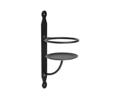 Rustic Iron Wall Sconce Candle Holder wall mount detail