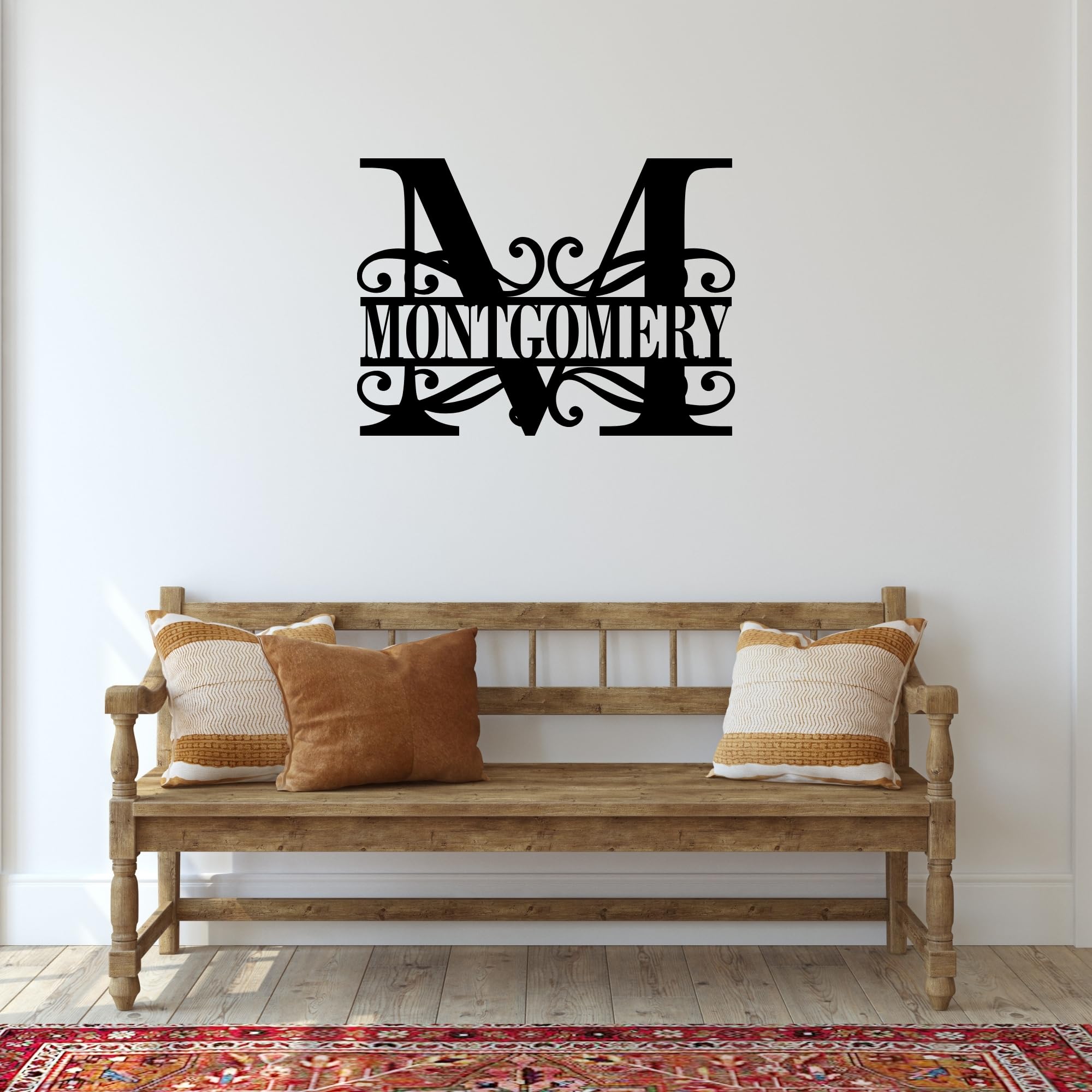 Rustic metal wall art suitable for indoor or outdoor display