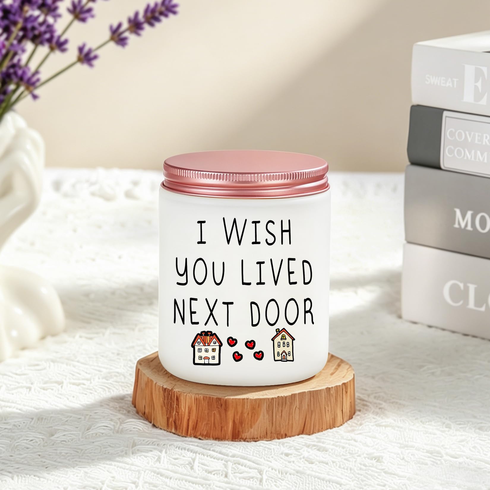 Rustic modern decor compatible candle gift