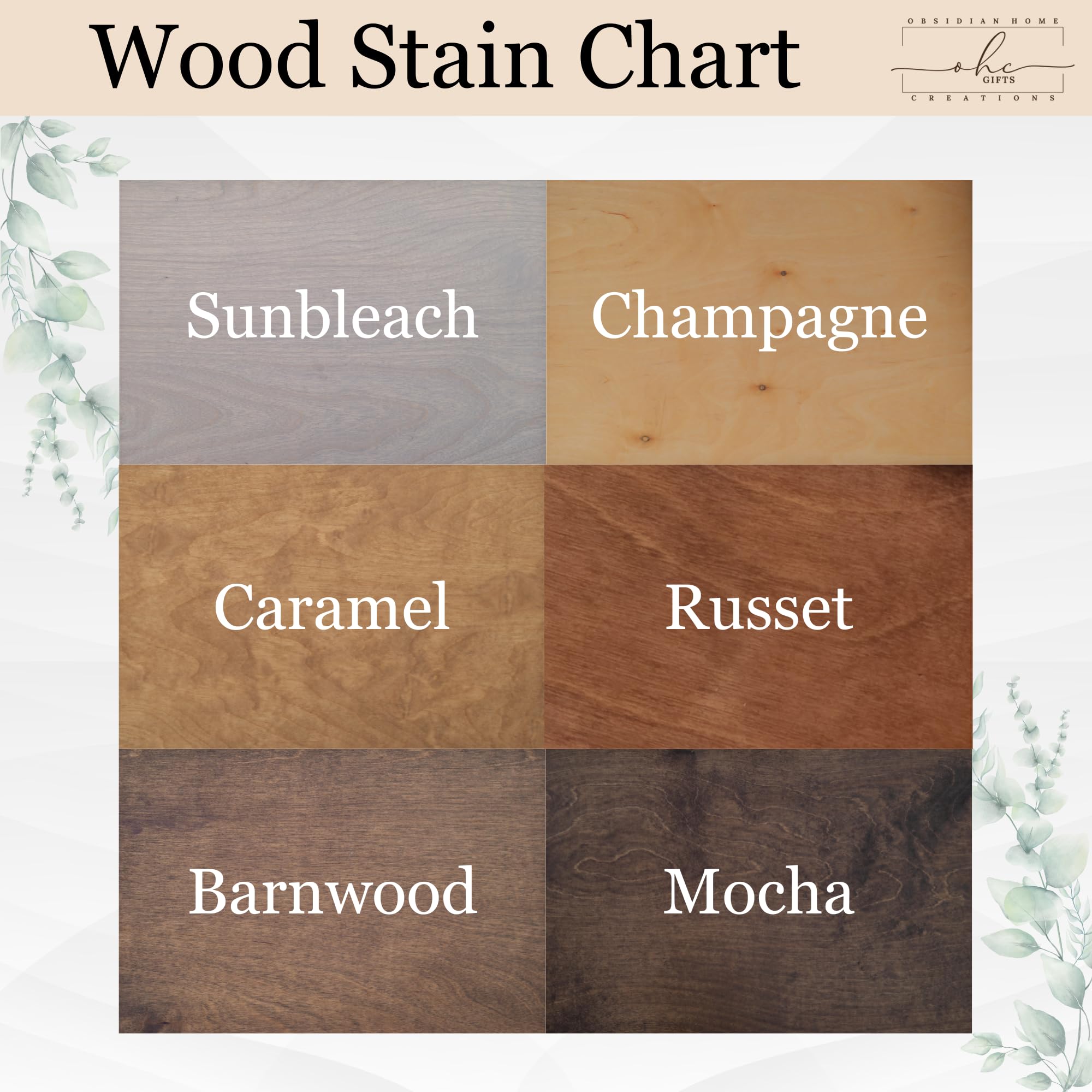 Rustic modern wedding decor sign in birch wood