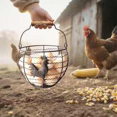 7.5x7.5x5.5 inch wire egg basket dimensions