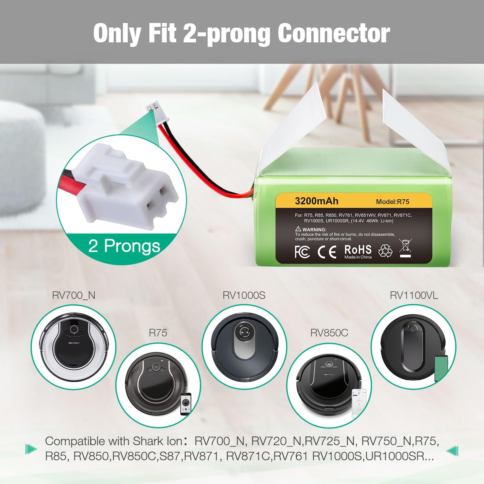 RVBAT850 charger station compatibility for Shark vacuums