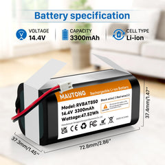 Lithium-ion RVBAT850 battery safety Certifications CE FCC ROHS