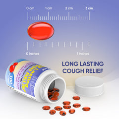 RXZELL Dextromethorphan HBr 15mg softgels container