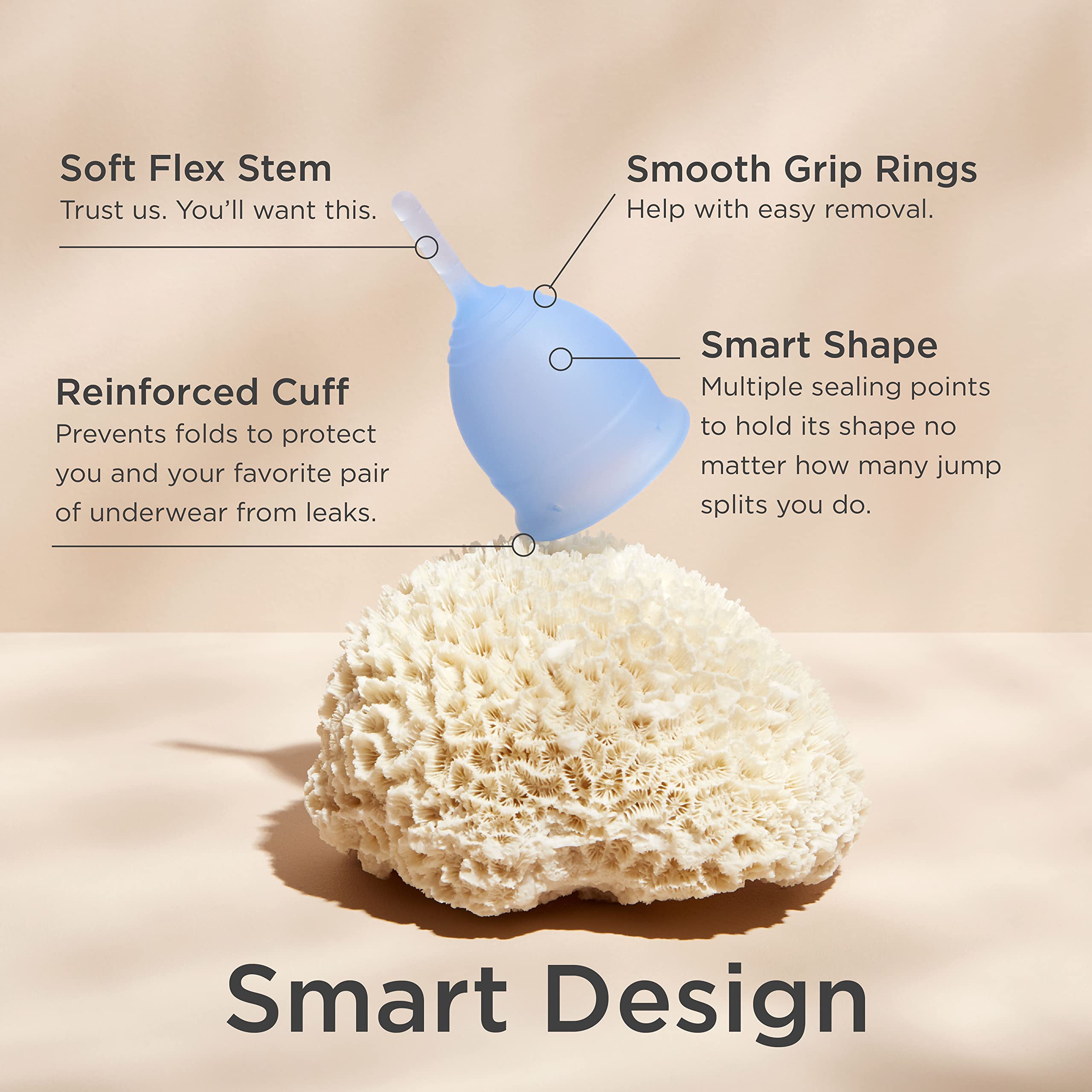 Saalt menstrual cup small size close up