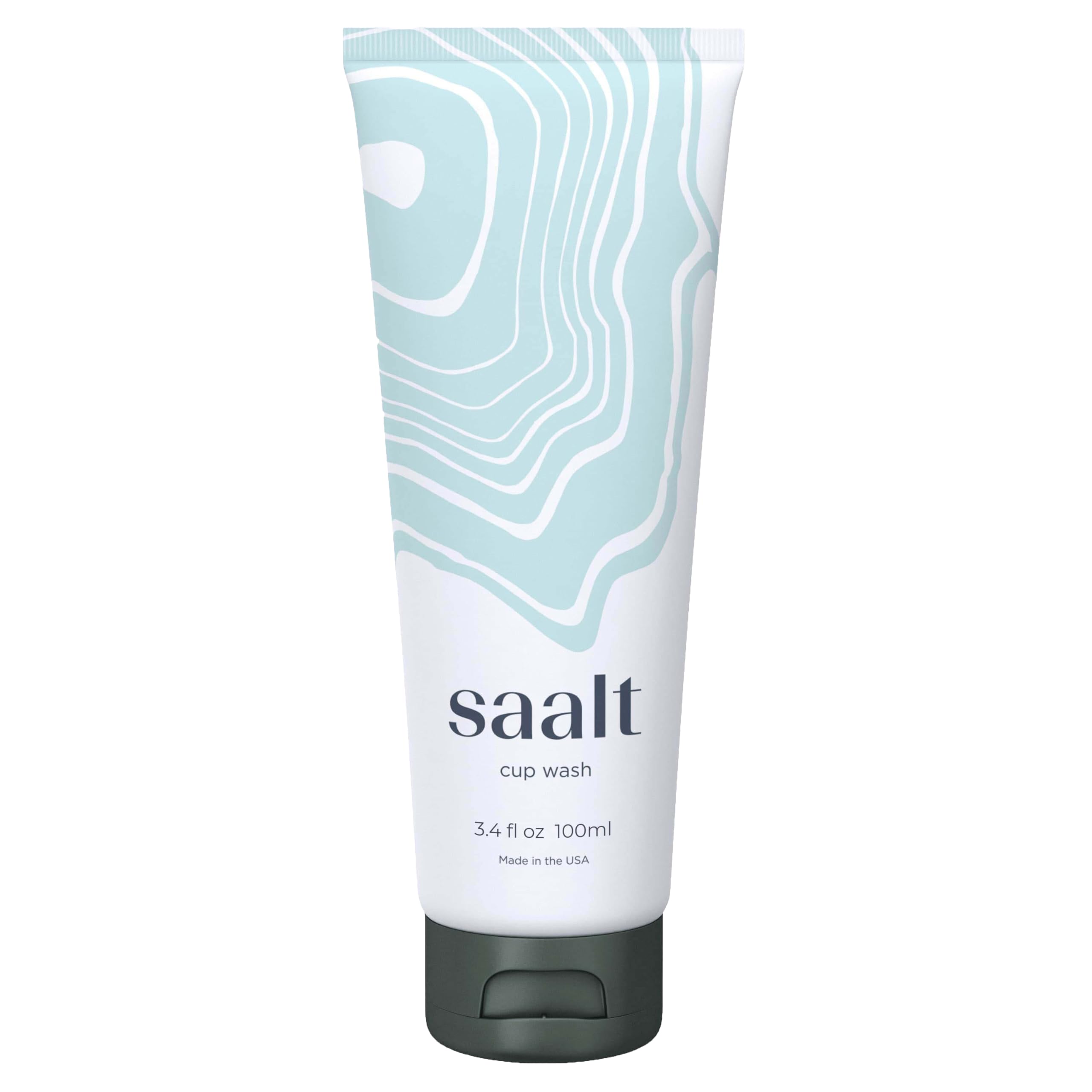 Saalt Menstrual Cup Wash Cleanser packaging