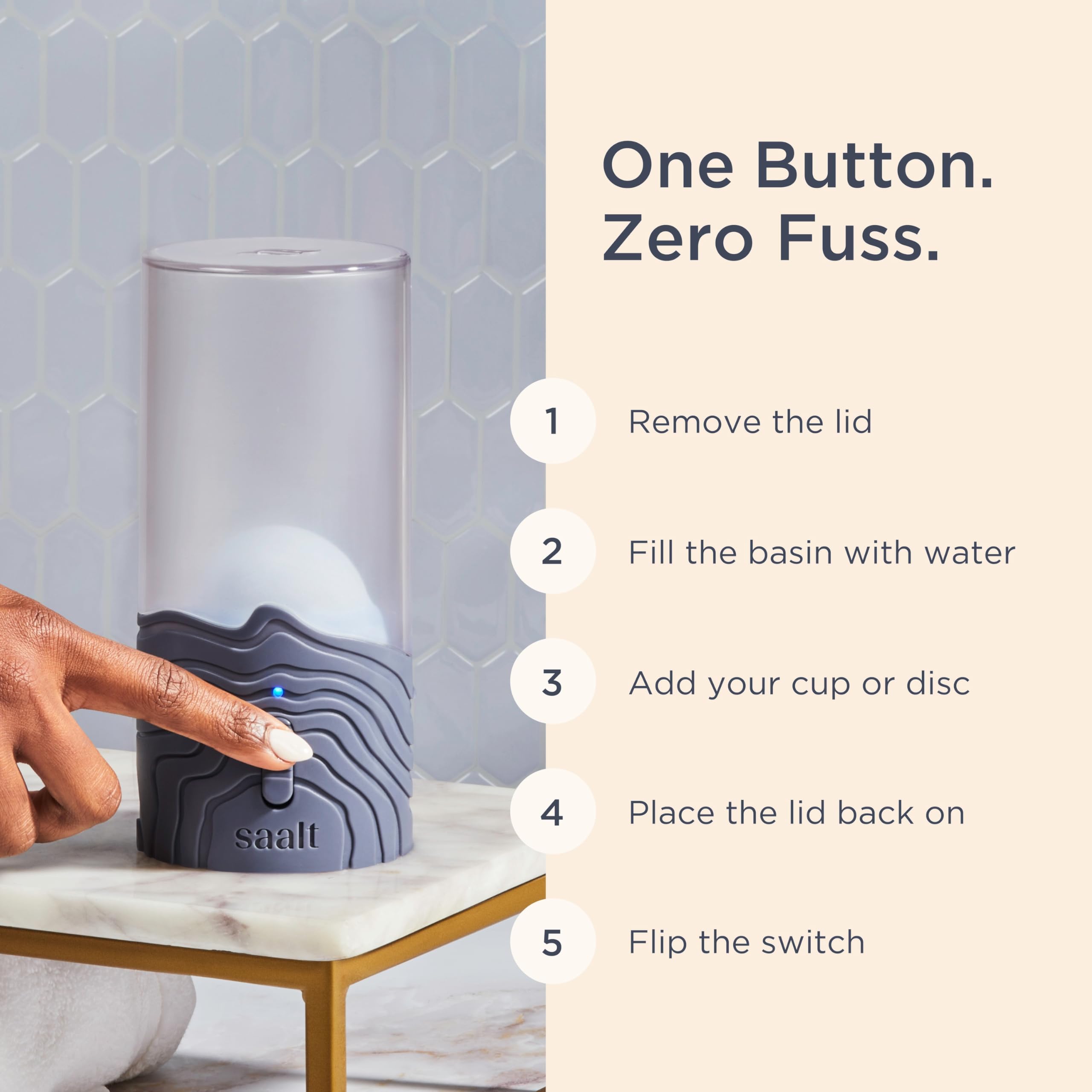 Jackson Hedden designed steamer for compact design