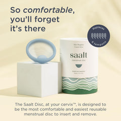 Reusable Saalt period disc for day and night wear