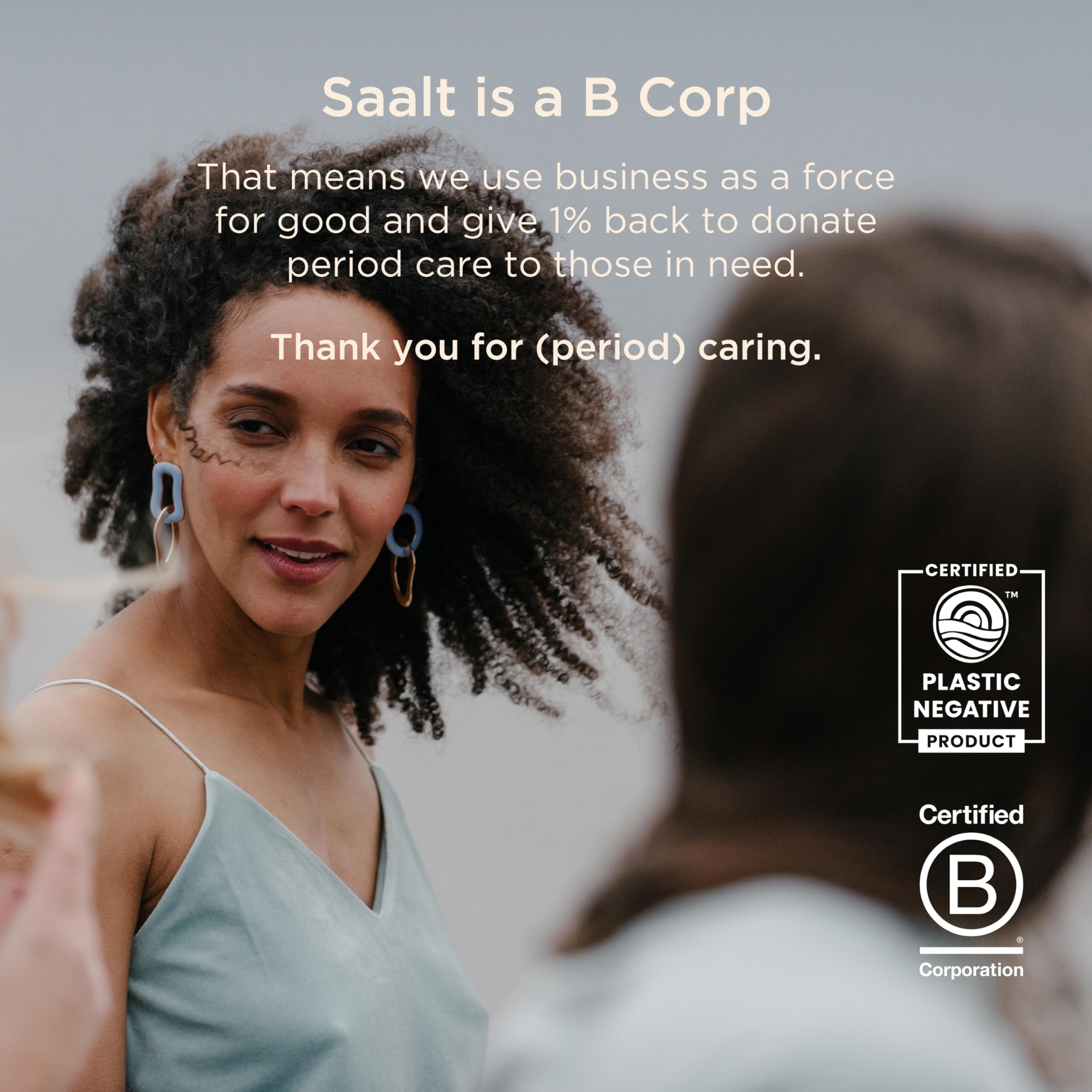 Saalt Soft Menstrual Cup product packaging and care guide